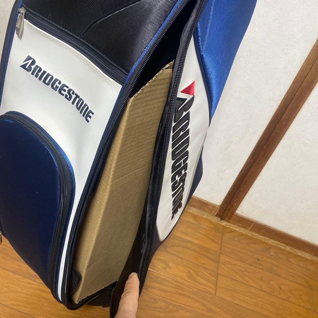BRIDGESTONE キャディバッグ 青白
