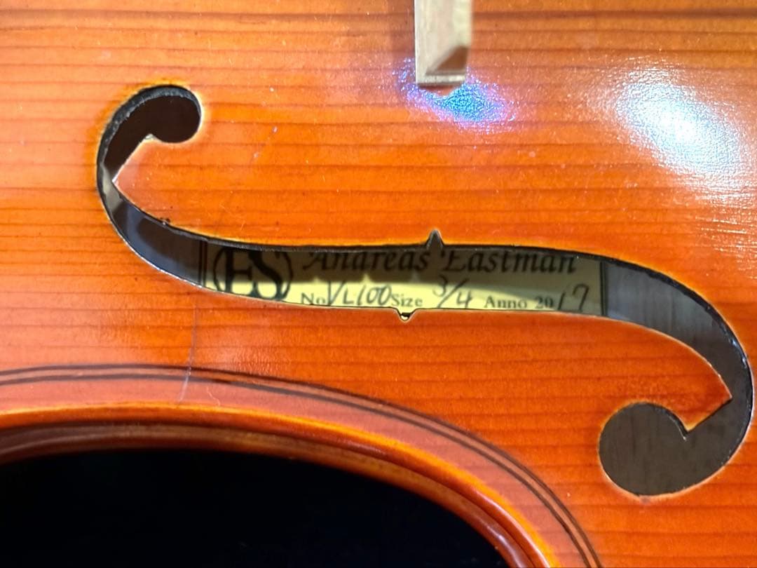 Eastman VL100 3/4 2017年製 セット ケース付 弓2本 子供