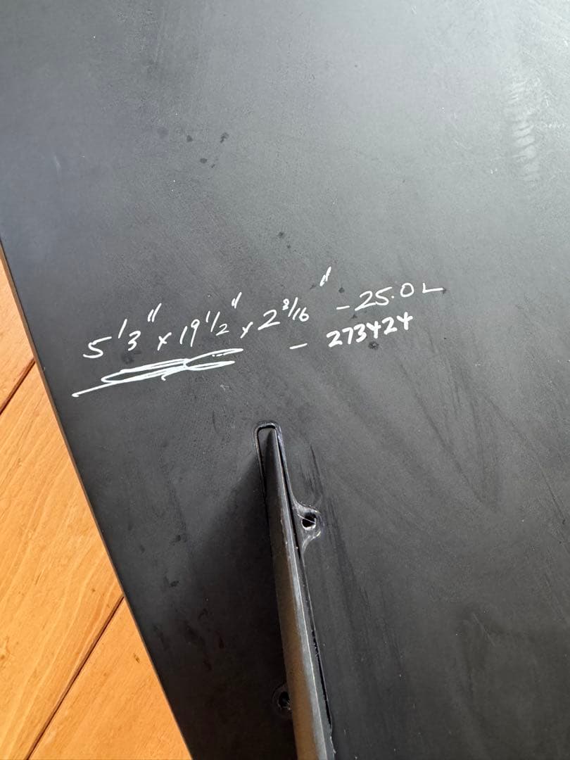 【美品】JS BLACK BARON ブラックバロン 25.0ℓ キールフィン付