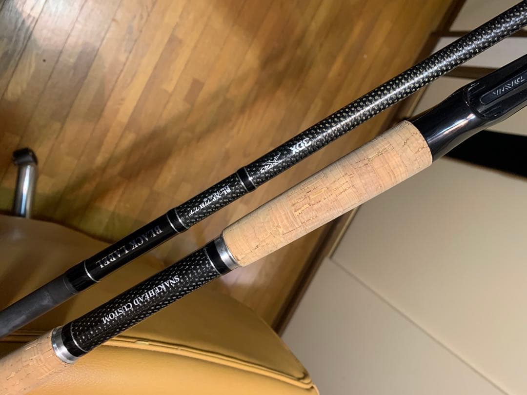 BLACK LABEL BL-XP77H SNAKE HEAD 雷魚ロッド極美品