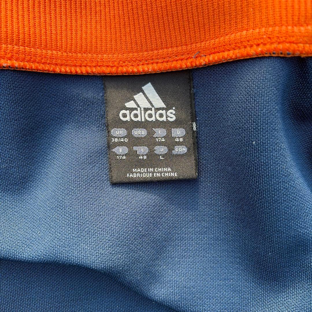 adidas ジャージ上下セット ネイビー/オレンジ