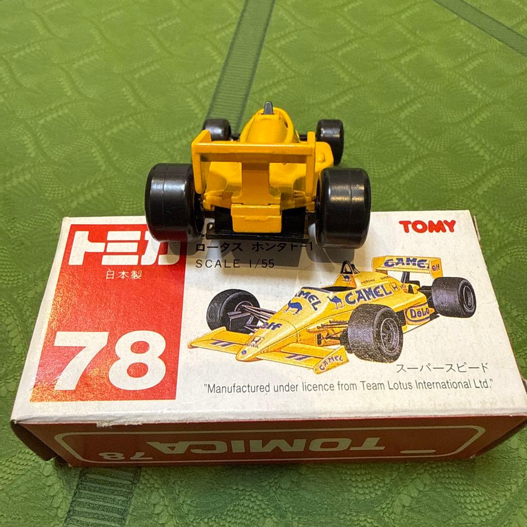超美品　トミカ　赤箱No.78ロータスホンダF1 日本製