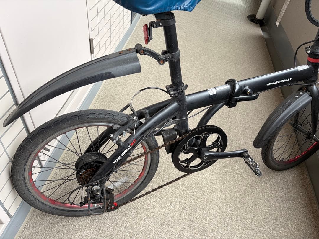 TRANS MOBILLY◎折りたたみ電動自転車トランスモバイリー20インチ中古