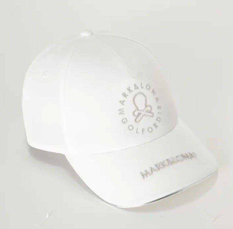 美品✦マークアンドロナ✦Ever Cap✦ゴルフキャップ、帽子✦ホワイト