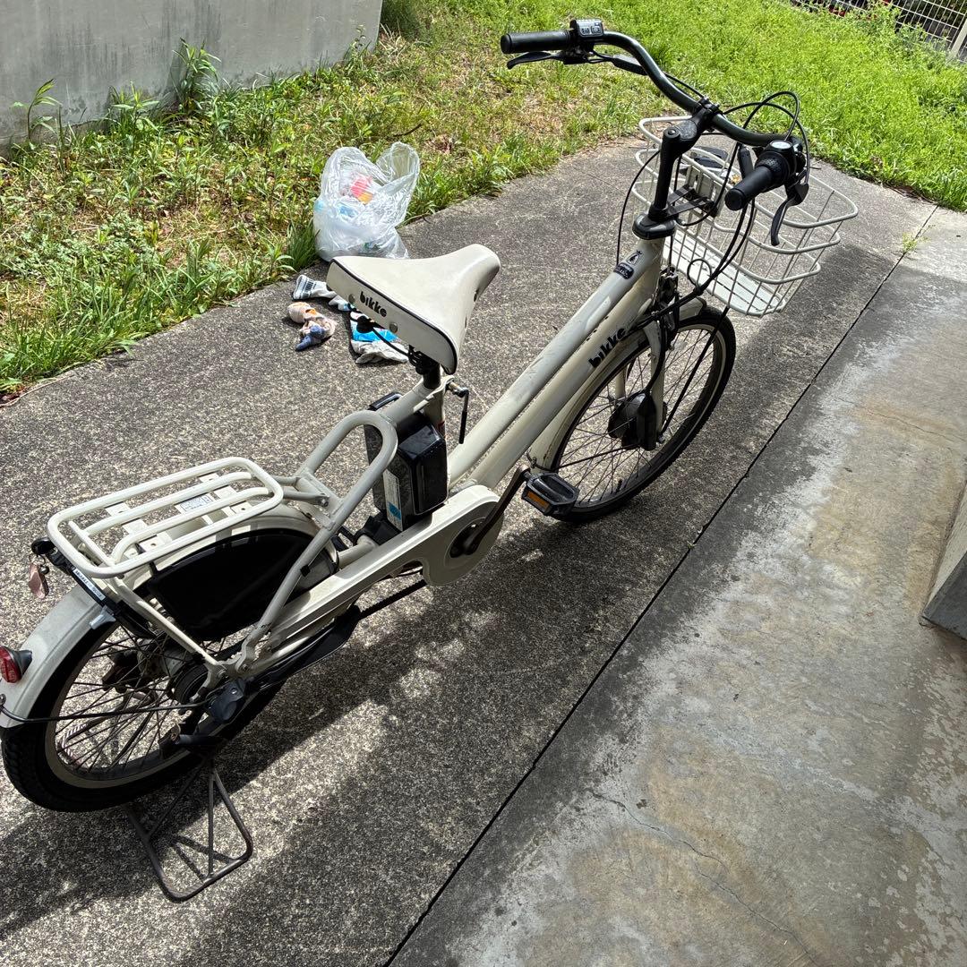 bikke 電動アシスト自転車 ホワイト 26インチ