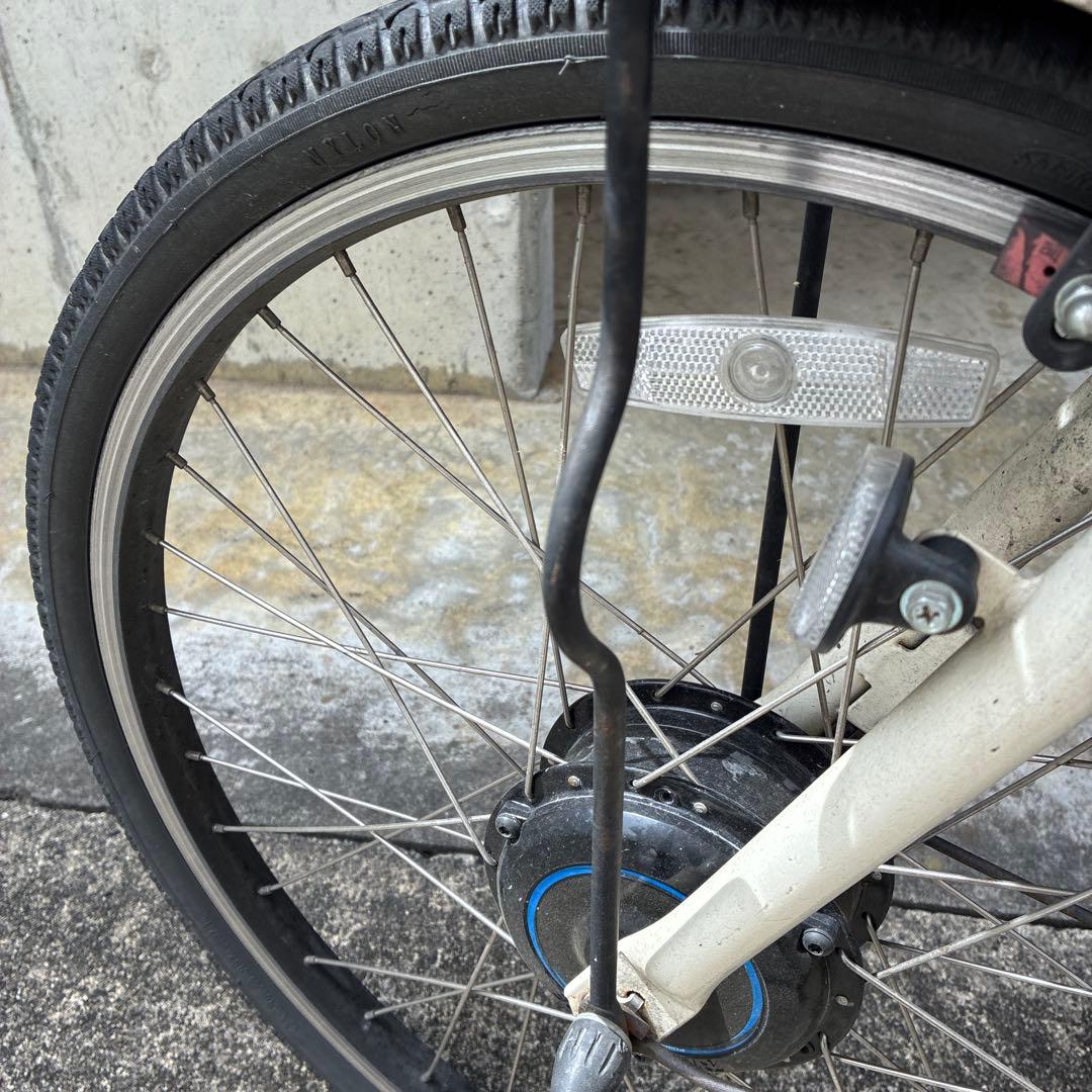 bikke 電動アシスト自転車 ホワイト 26インチ