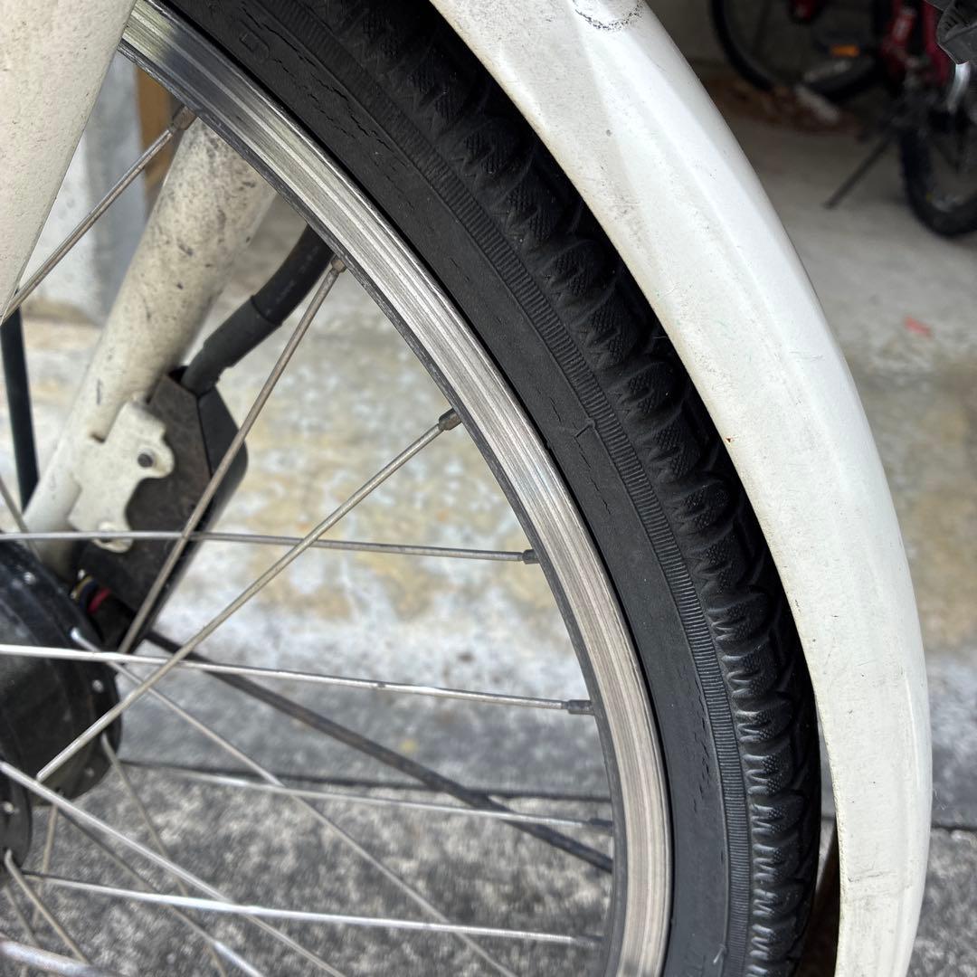 bikke 電動アシスト自転車 ホワイト 26インチ