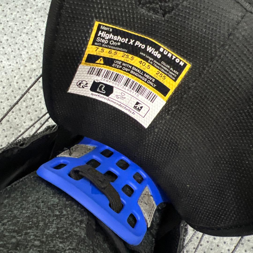 １回使用 BURTON Step On Highshot X Pro Wide