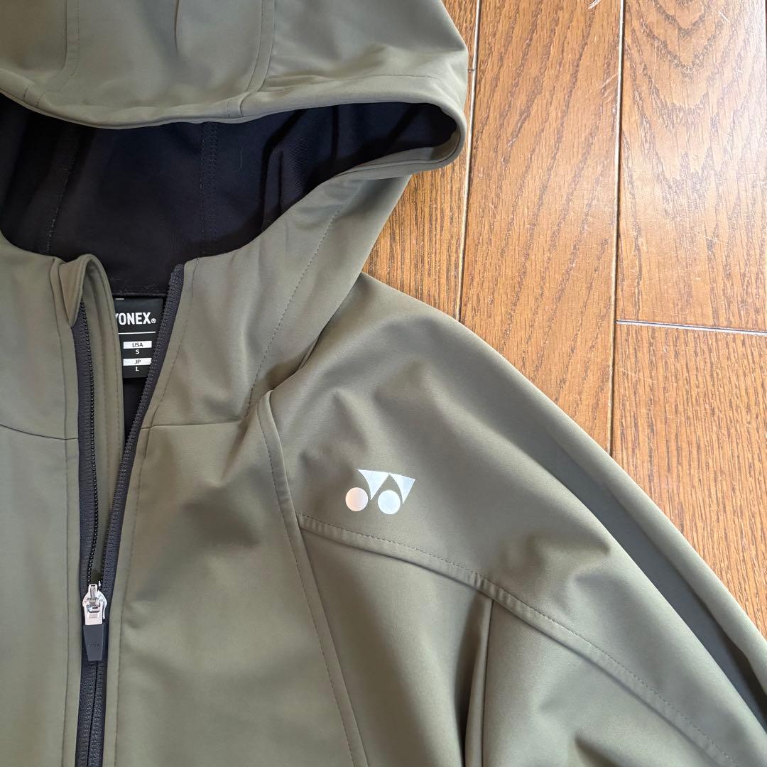 YONEX ウォームアップパーカー モスグリーン L