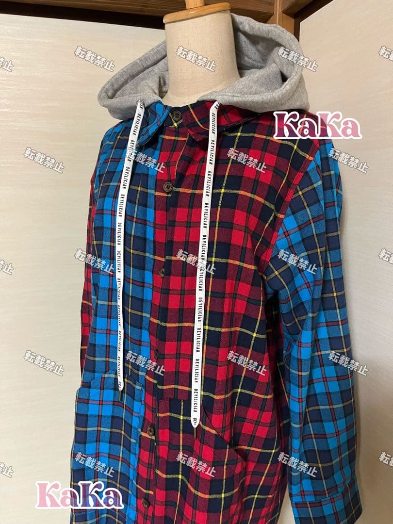 15日まで値下げ★DEVILICIAN バイカラーネルフーディー size1