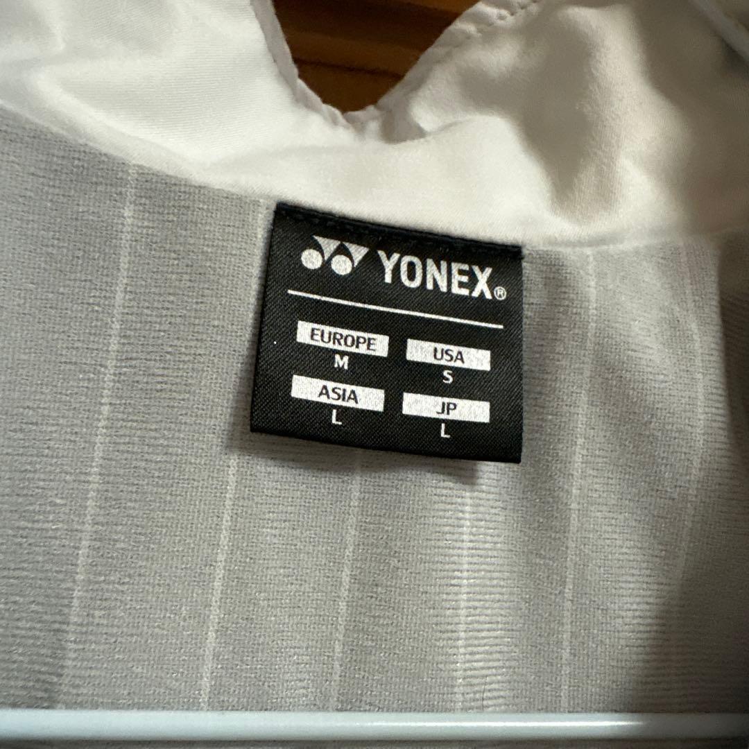 ミミル　YONEX ヨネックス　ジップアップジャケット JP L ホワイト