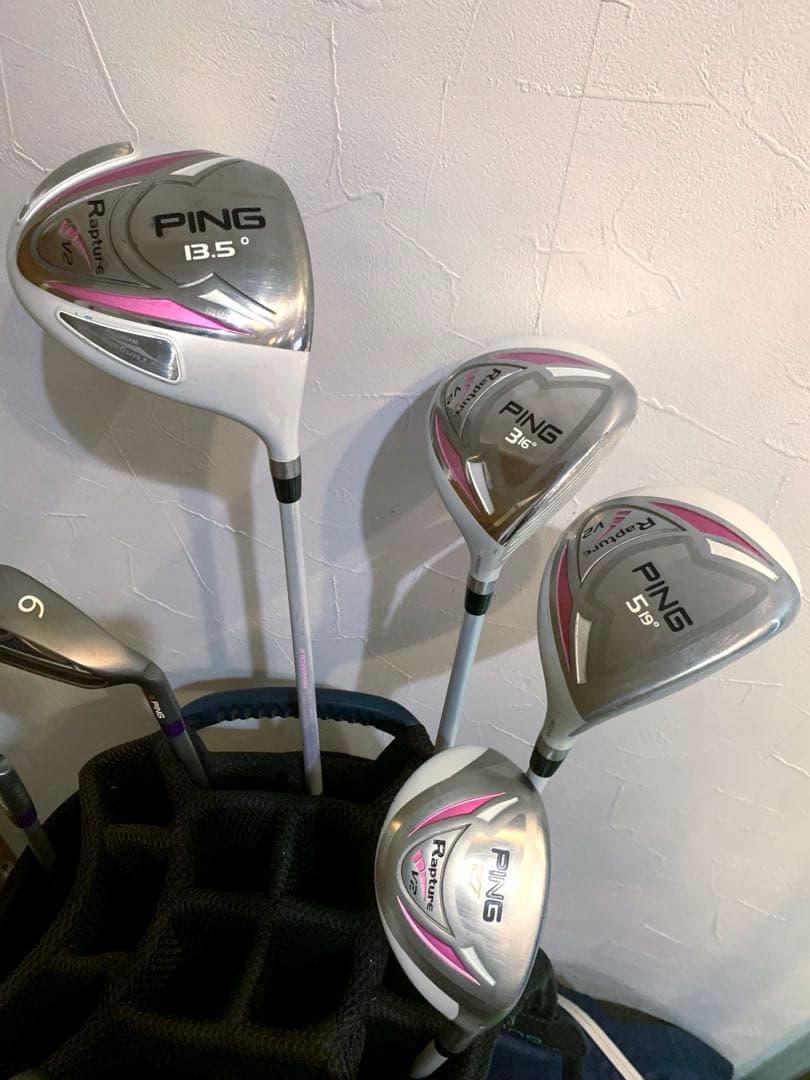 超豪華　良品　PING/ピン　レディースゴルフクラブ 本格フルセット　ラプチャー