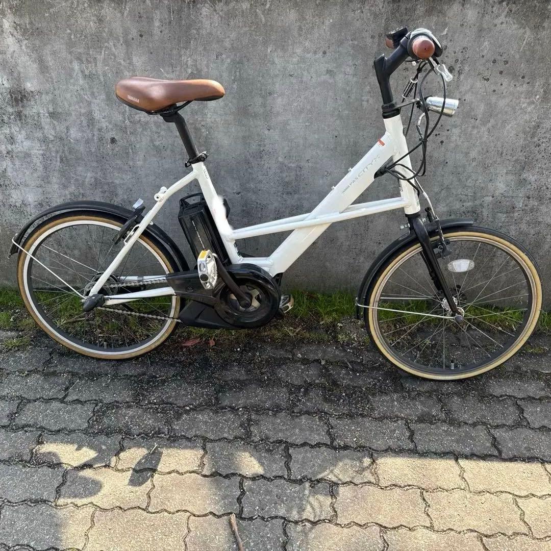 YAMAHA PAS CITY X ミニベロ　ホワイト、電動自転車