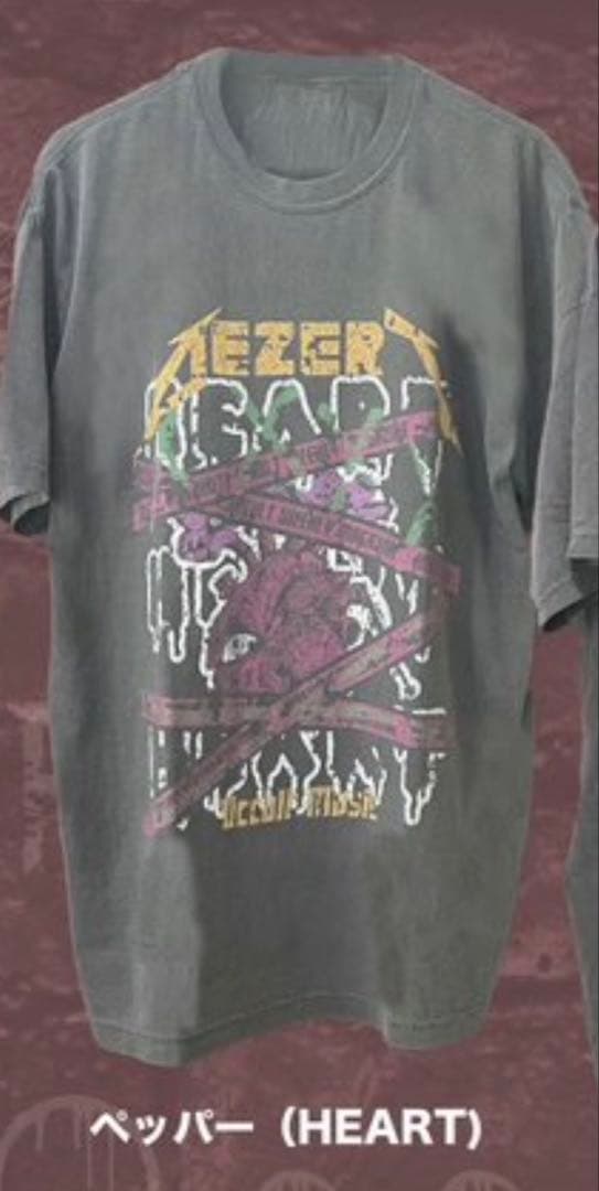 DEZERT グッズ ヴィンテージ風Tシャツ