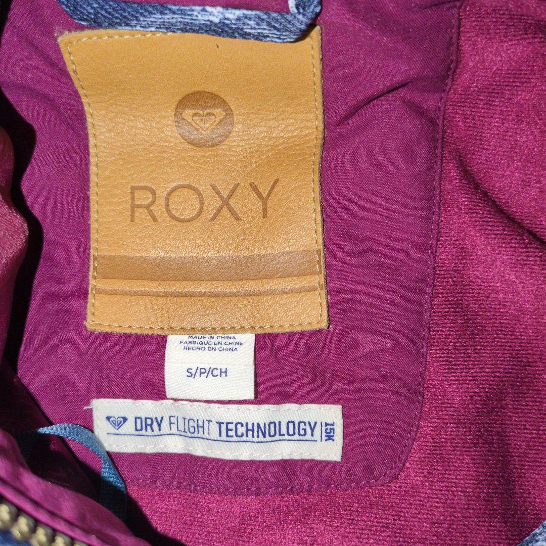 【美品】ROXY　スノボウェア　上下セット　総柄　ピンク　Ｓ