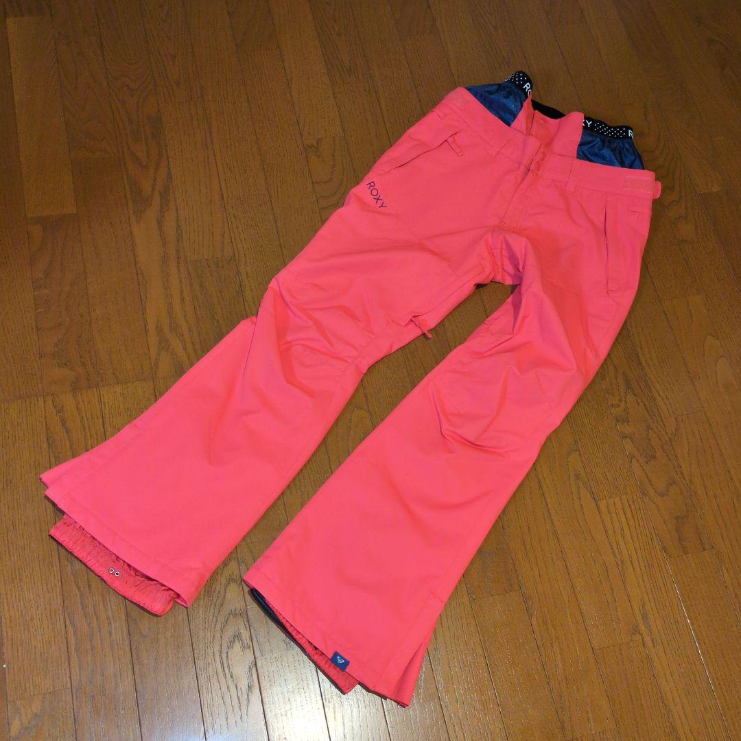 【美品】ROXY　スノボウェア　上下セット　総柄　ピンク　Ｓ