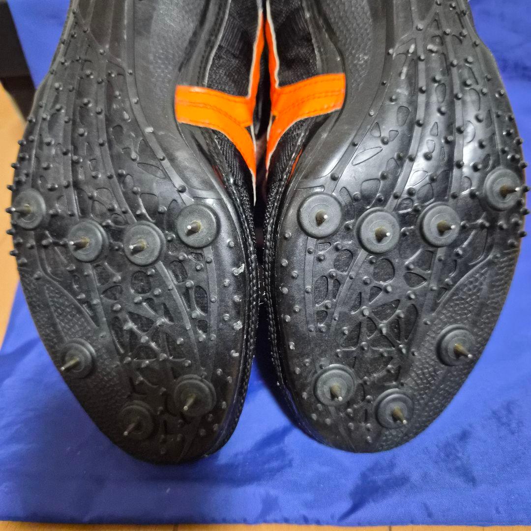 【廃盤品】Mizuno クロノオニキス 黒/オレンジ