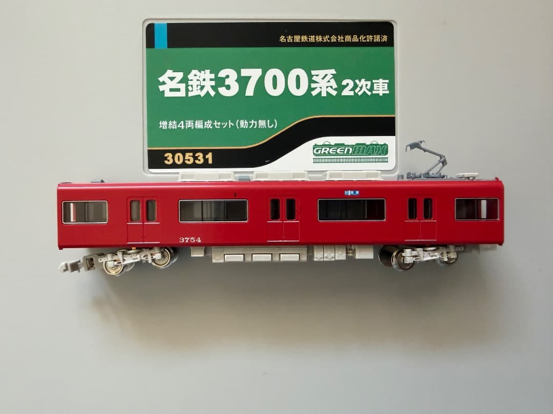 グリーンマックス　30531　名鉄　3700系　2次車 増結　動力なし