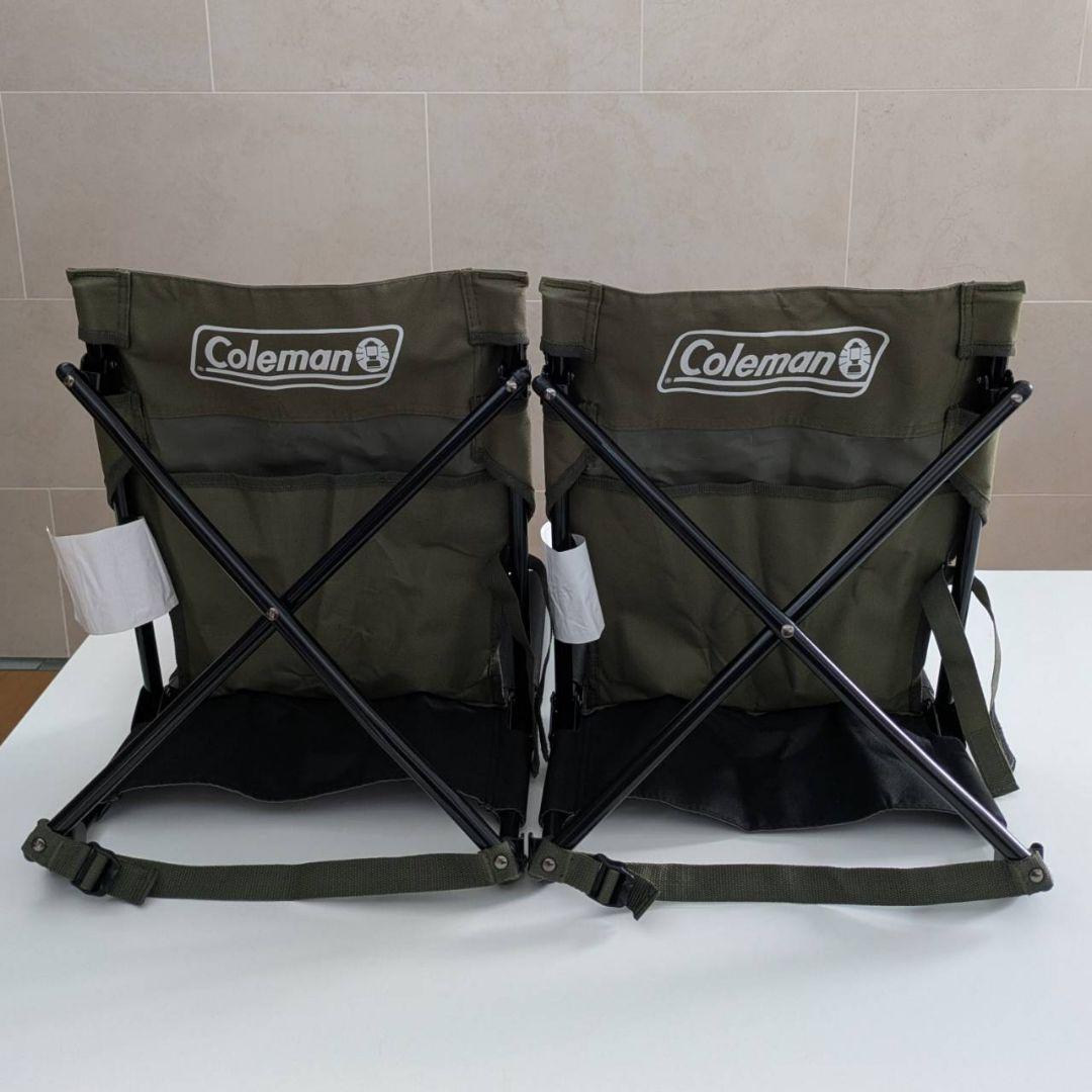 【美品】コールマン コンパクトグランドチェア オリーブ ２脚セット