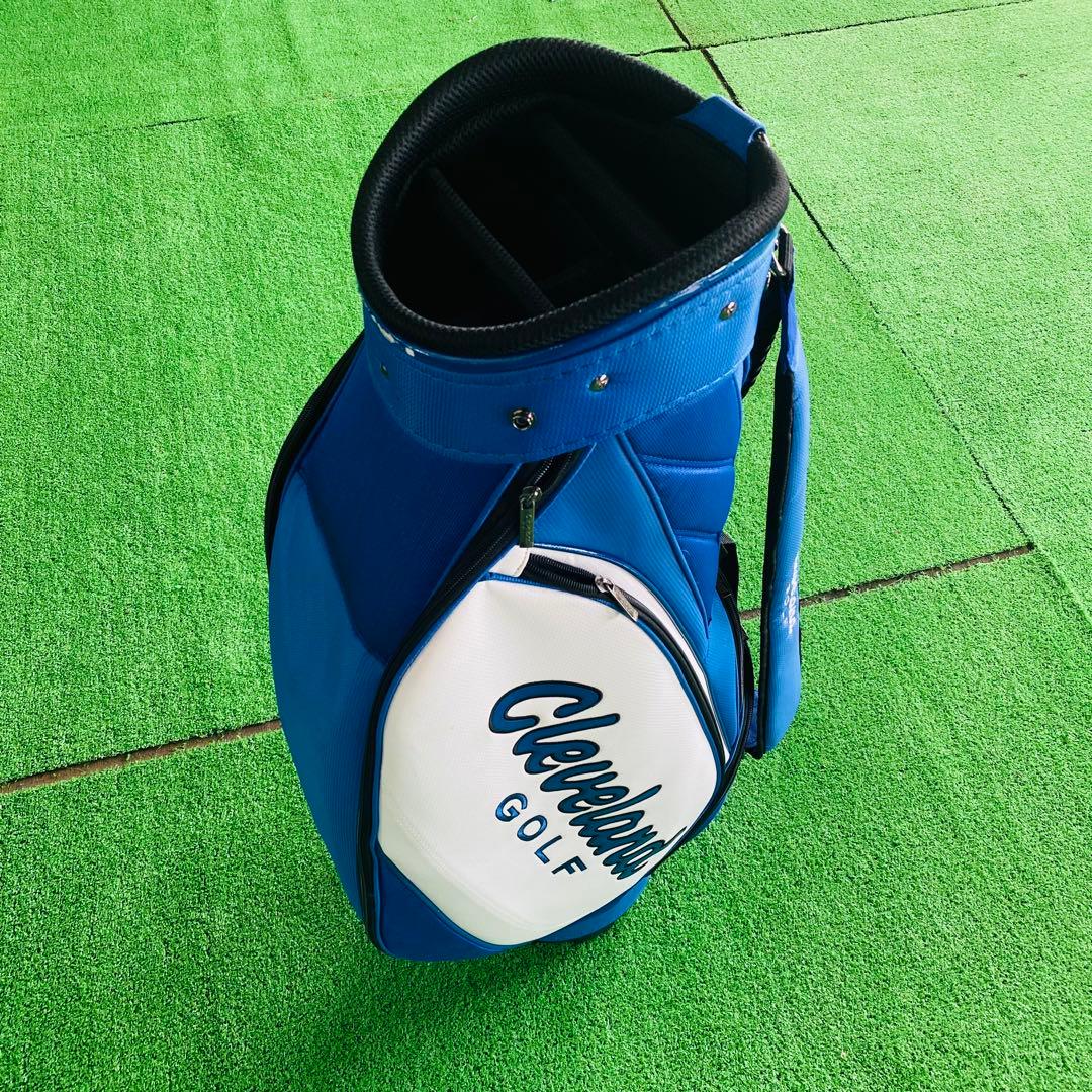 Cleveland Golf　クリーブランド　キャディバッグ　ゴルフ　青白