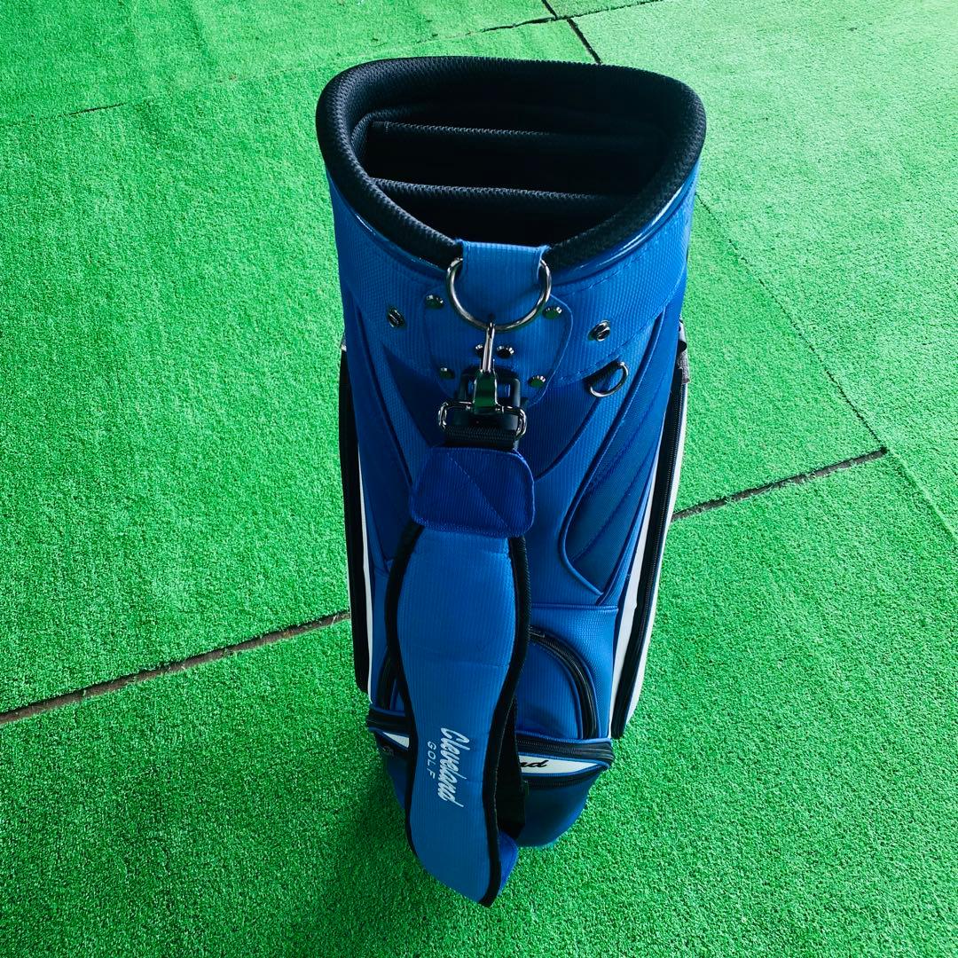 Cleveland Golf　クリーブランド　キャディバッグ　ゴルフ　青白
