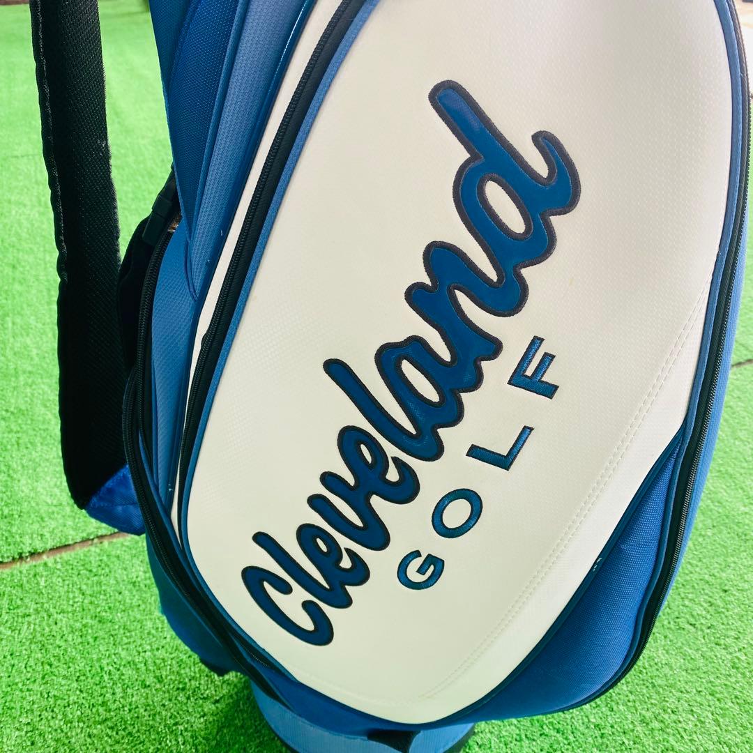 Cleveland Golf　クリーブランド　キャディバッグ　ゴルフ　青白