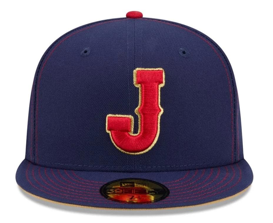大谷翔平限定版 WBC 日本代表公式キャップ ネイビー 侍Japan 7 1/2