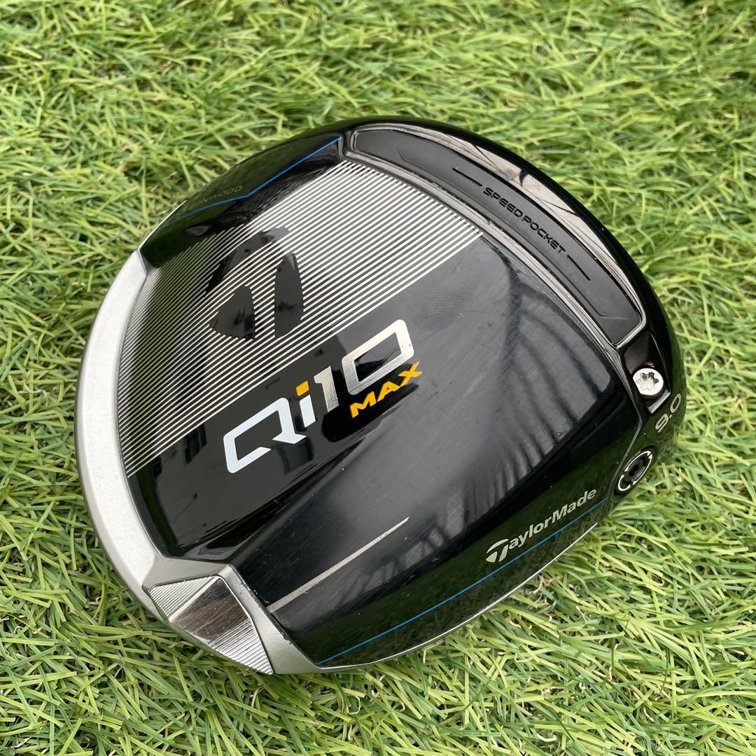 TaylorMade Qi10 MAX ドライバーヘッド（ヘッドカバー付き）