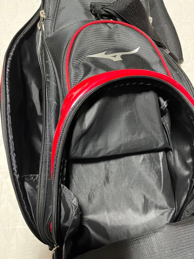 Mizuno ゴルフバッグ ブラック/レッド　美品