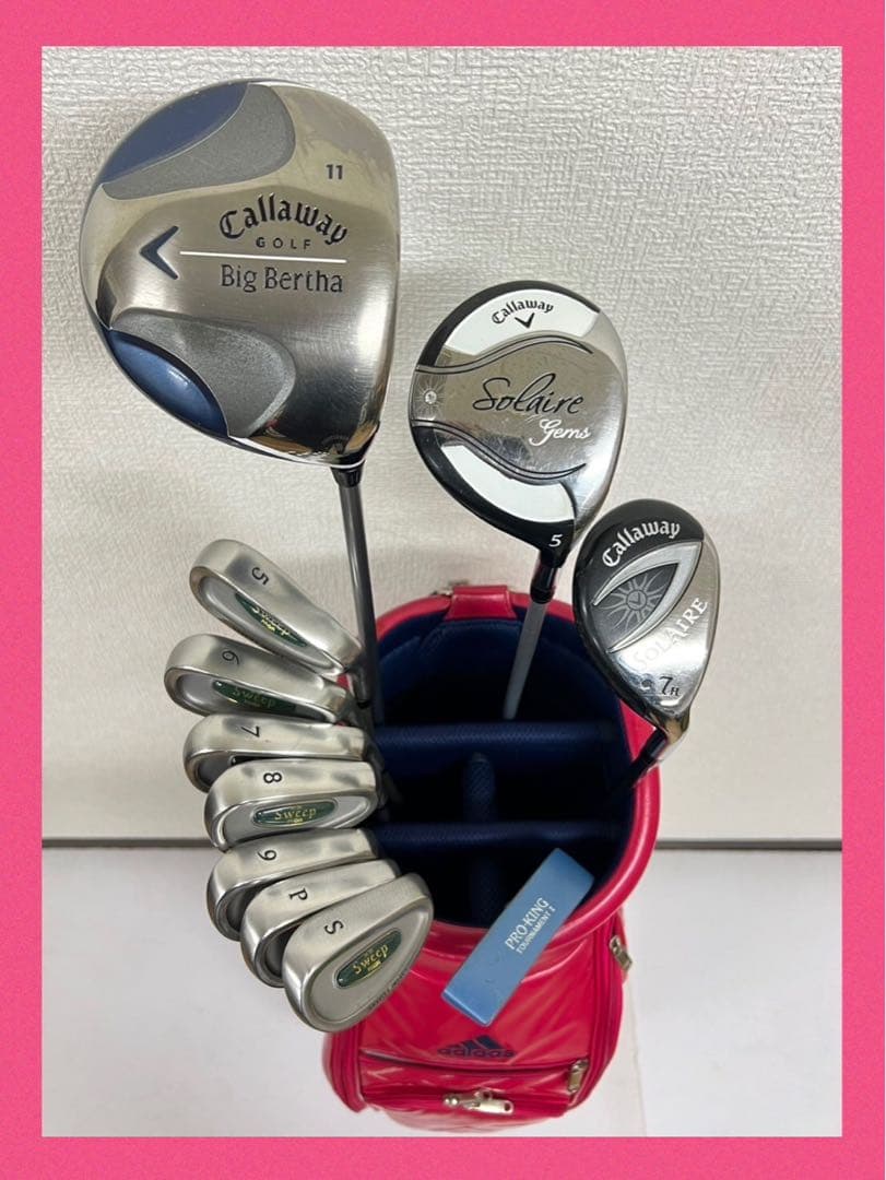 レディース！人気のキャロウェイ×プロギア 激安！ゴルフクラブセット⛳️早い者勝ち！