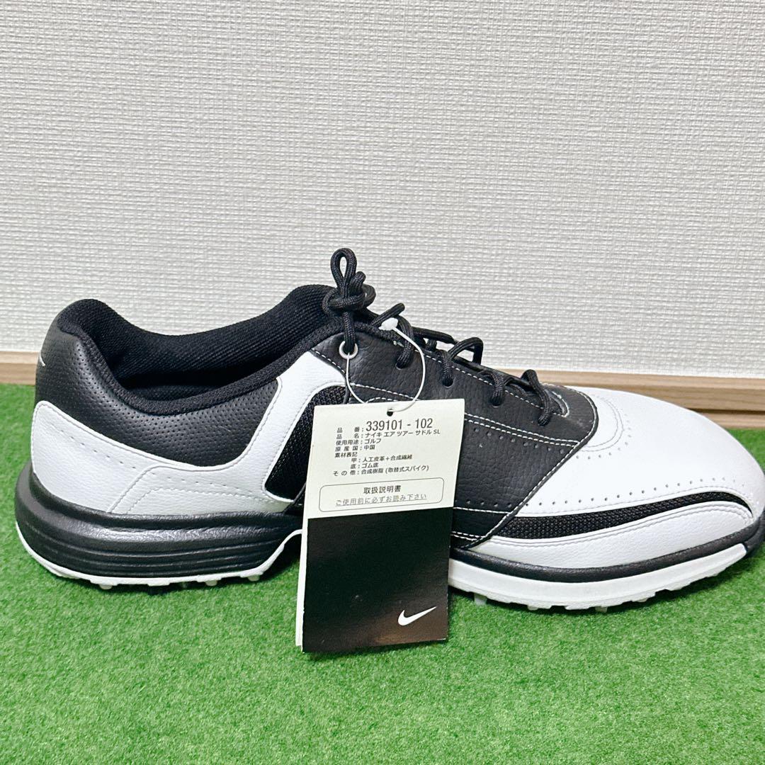 未使用 ナイキ エアツアー サドルSL ゴルフシューズ 27.5cm タグ付