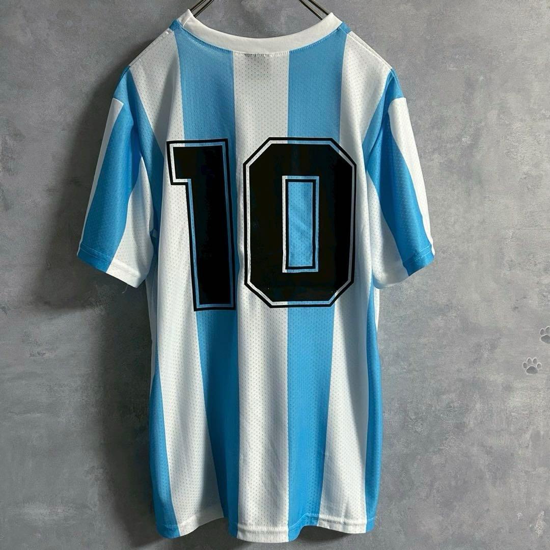 復刻 1986W杯 マラドーナ アルゼンチン ユニフォーム ゲームシャツ