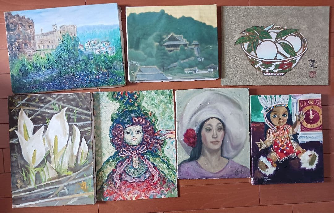 絵画　油彩画や水彩画　合計30点　まとめて
