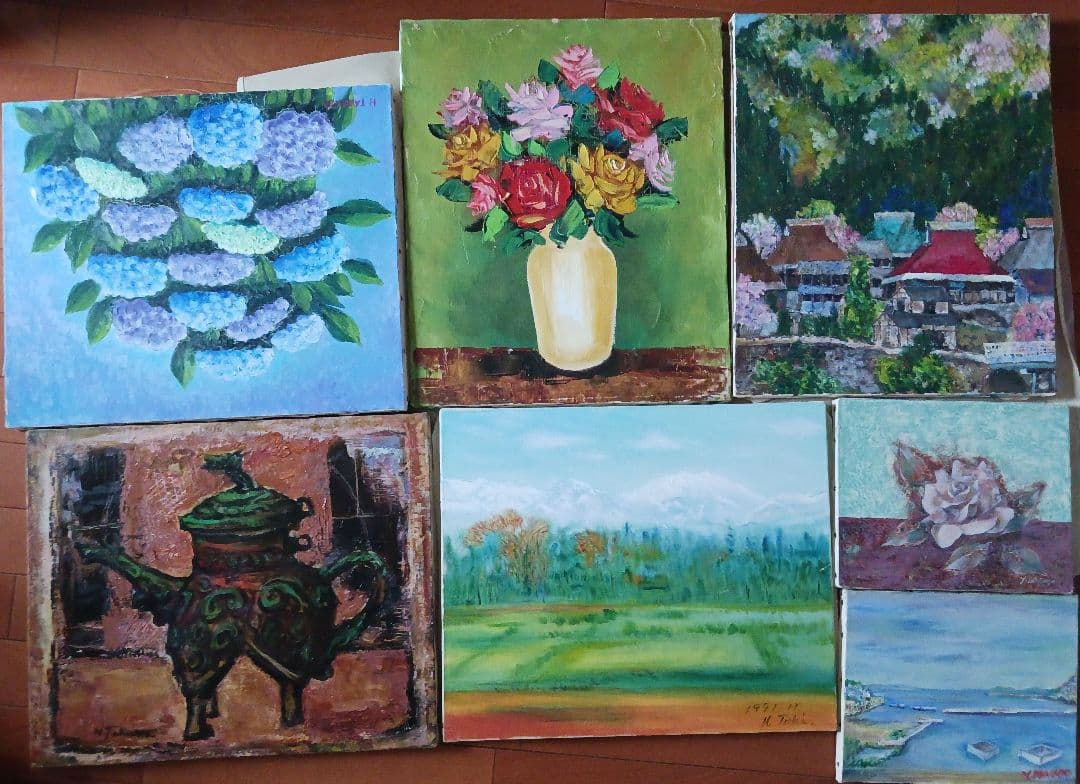 絵画　油彩画や水彩画　合計30点　まとめて