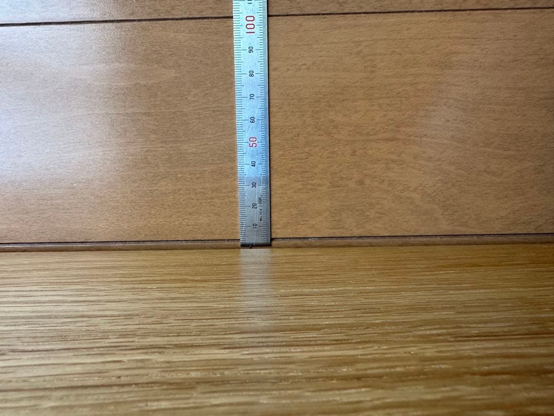 【反りあり】無印良品　ステンレスユニットシェルフ 追加棚　オーク材　7枚