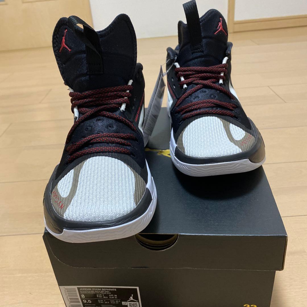 【新品未使用】タグ付きJordan Zoom Freak 18.5黒白赤ナイキ