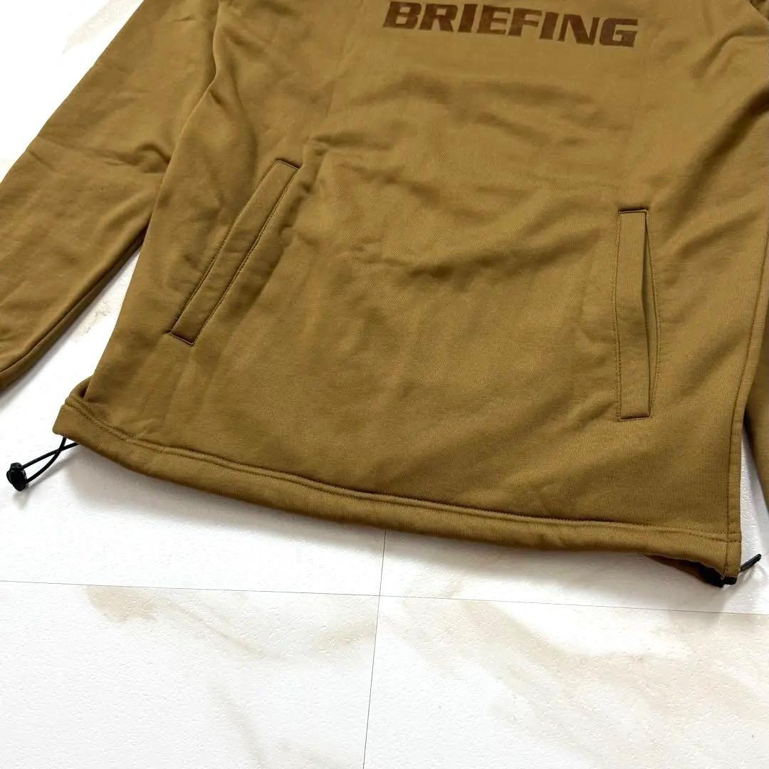 【良品✨】BRIEFING スニード トレーナー ロゴ GOLF ブラウン