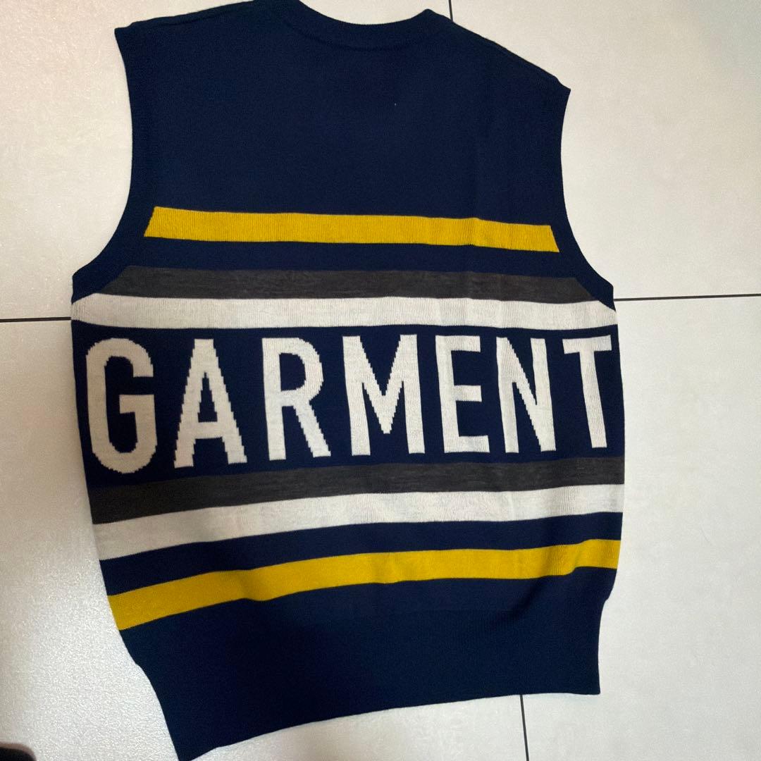 HORN GARMENT ストライプ ノースリーブベスト