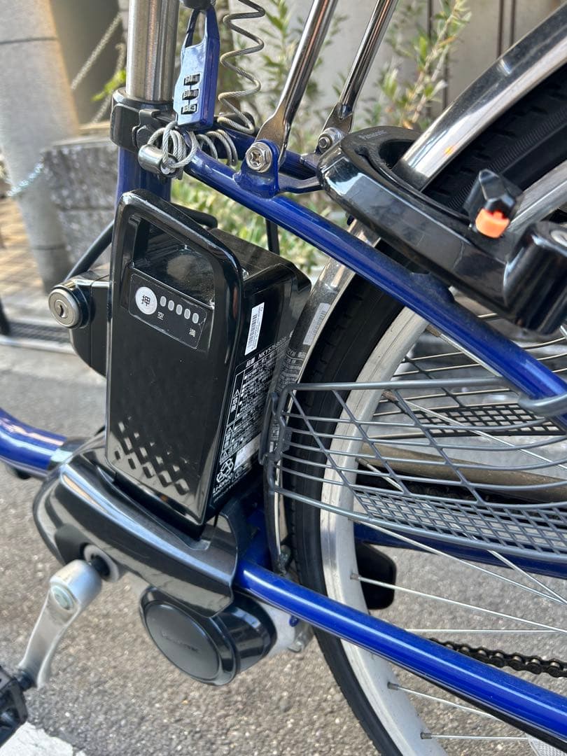 電動アシスト自転車 Panasonic 青　直接受け渡し可能な方