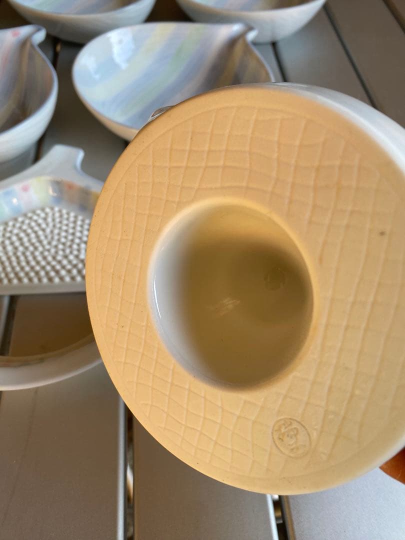 湯匙セット　有田焼　仁祥窯　絞り器　とんすいセット　　皿　器　銘々皿
