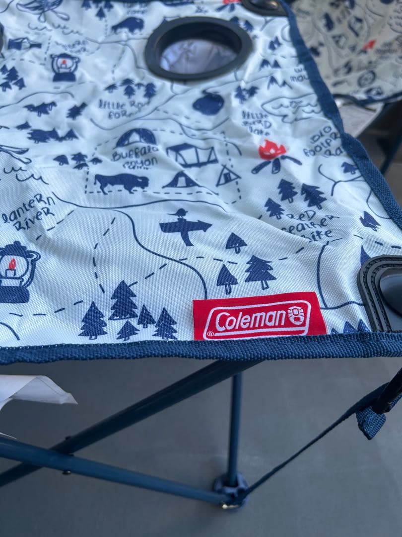 【極美品】Coleman コンパクトチェアテーブルセット キャンプマップ