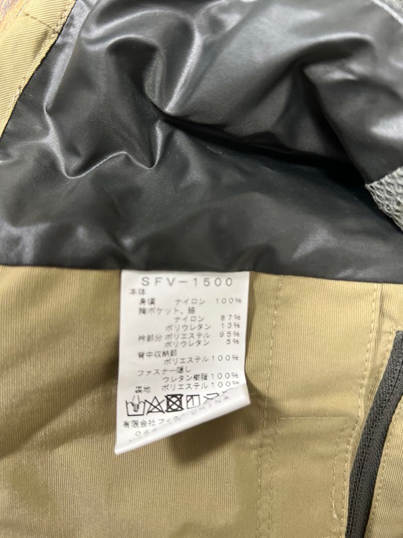 SONG X FIXEND フィッシングベスト グレー