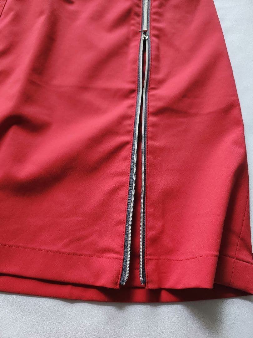 美品　LANVIN SPORT　ランバンゴルフ　ゴルフスカート　赤