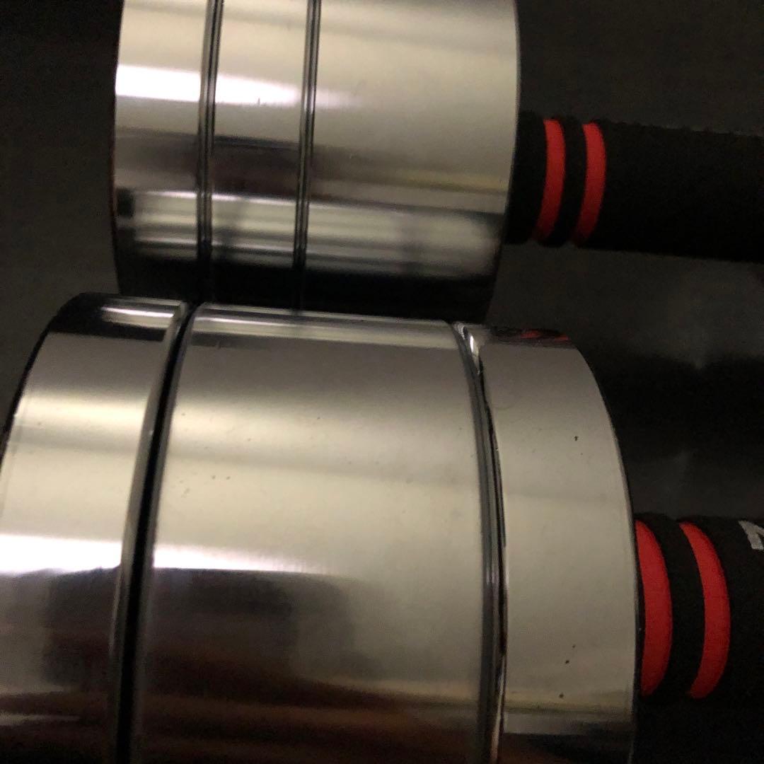 MOJEER ダンベル 10kg×2 可変式