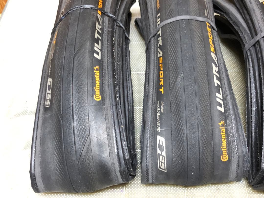 中古コンチネンタルULTRA SPORT3 700x28C 4本セットおまけ付き