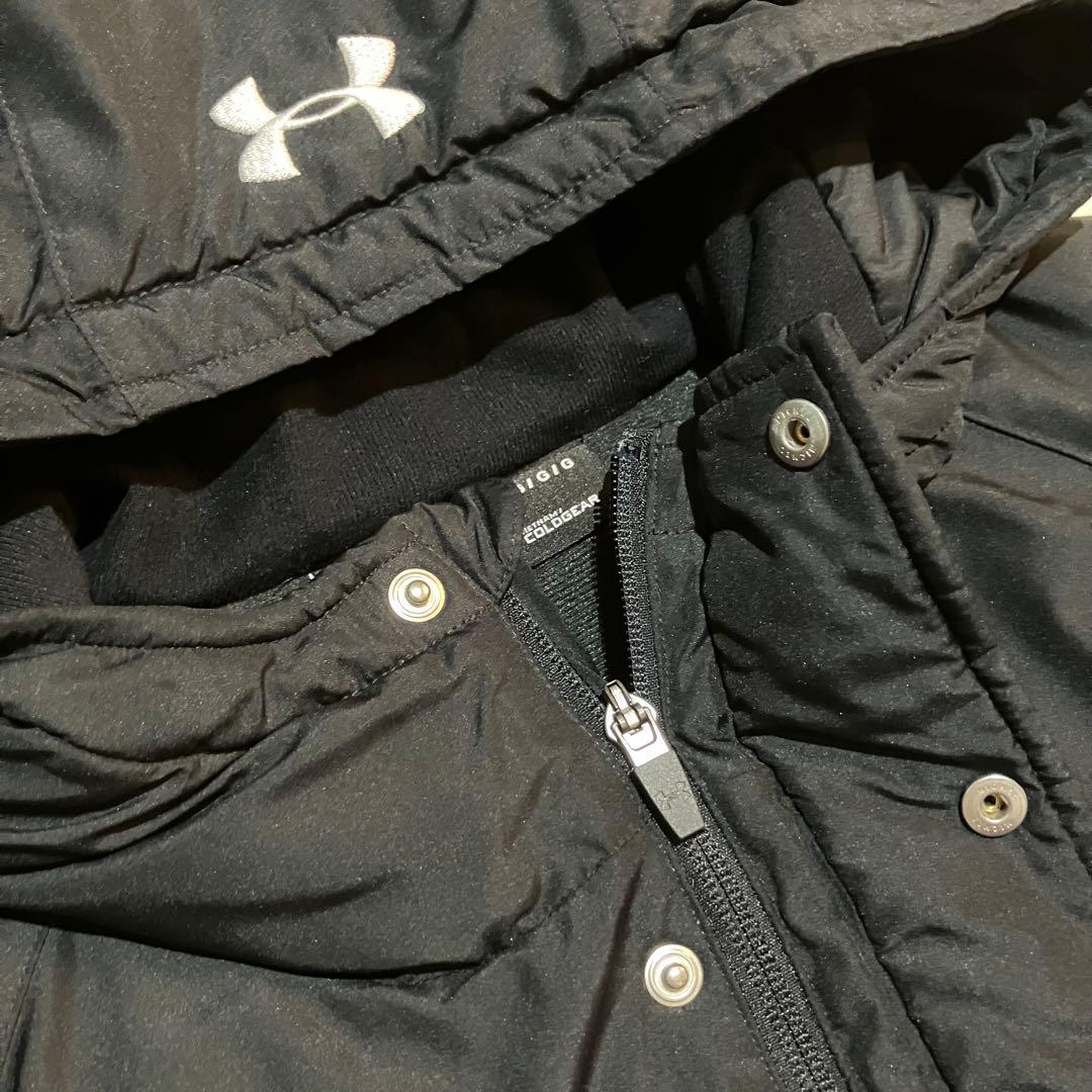 Under Armour ブラック LG ベンチコート アンダーアーマー 中綿
