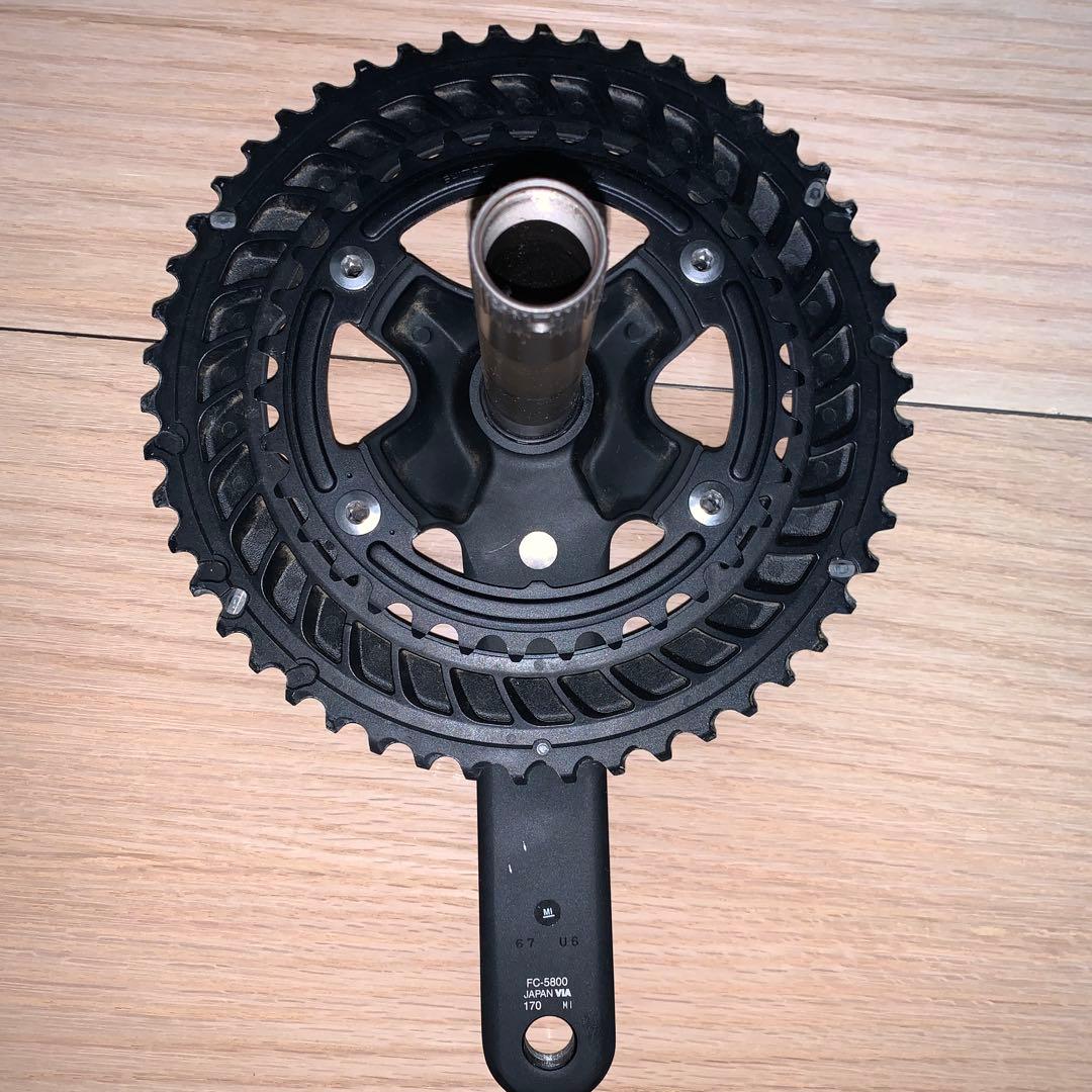 SHIMANO 105 FC−5800 クランク 50-34T 170mm