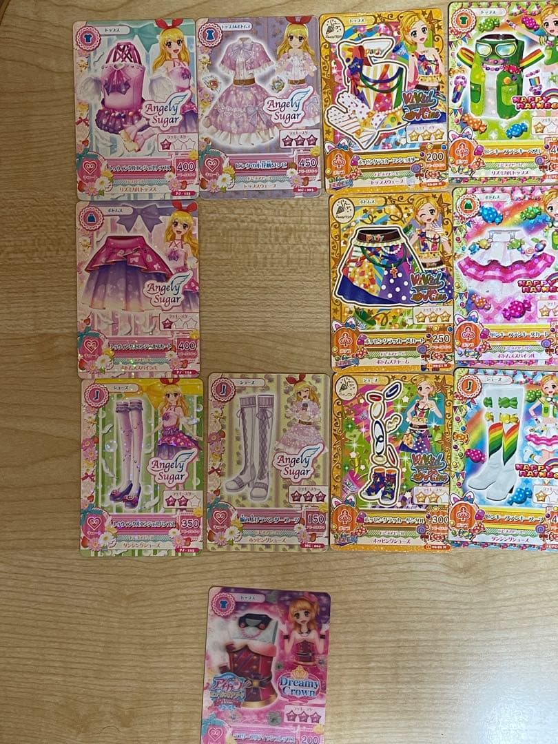 まとめ売り 縦セットアイカツカード 複数枚