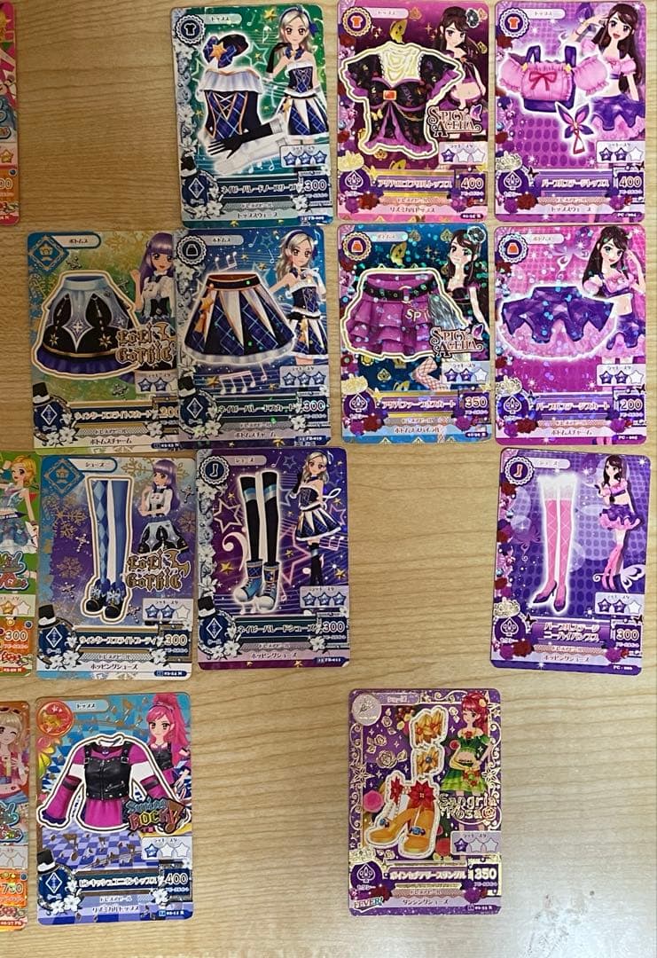 まとめ売り 縦セットアイカツカード 複数枚
