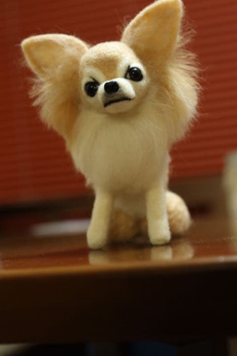 羊毛フェルト　チワワ